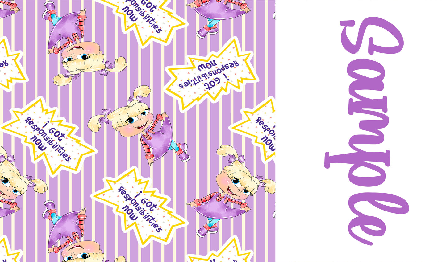 Two tone strips/ Name bows / 0635