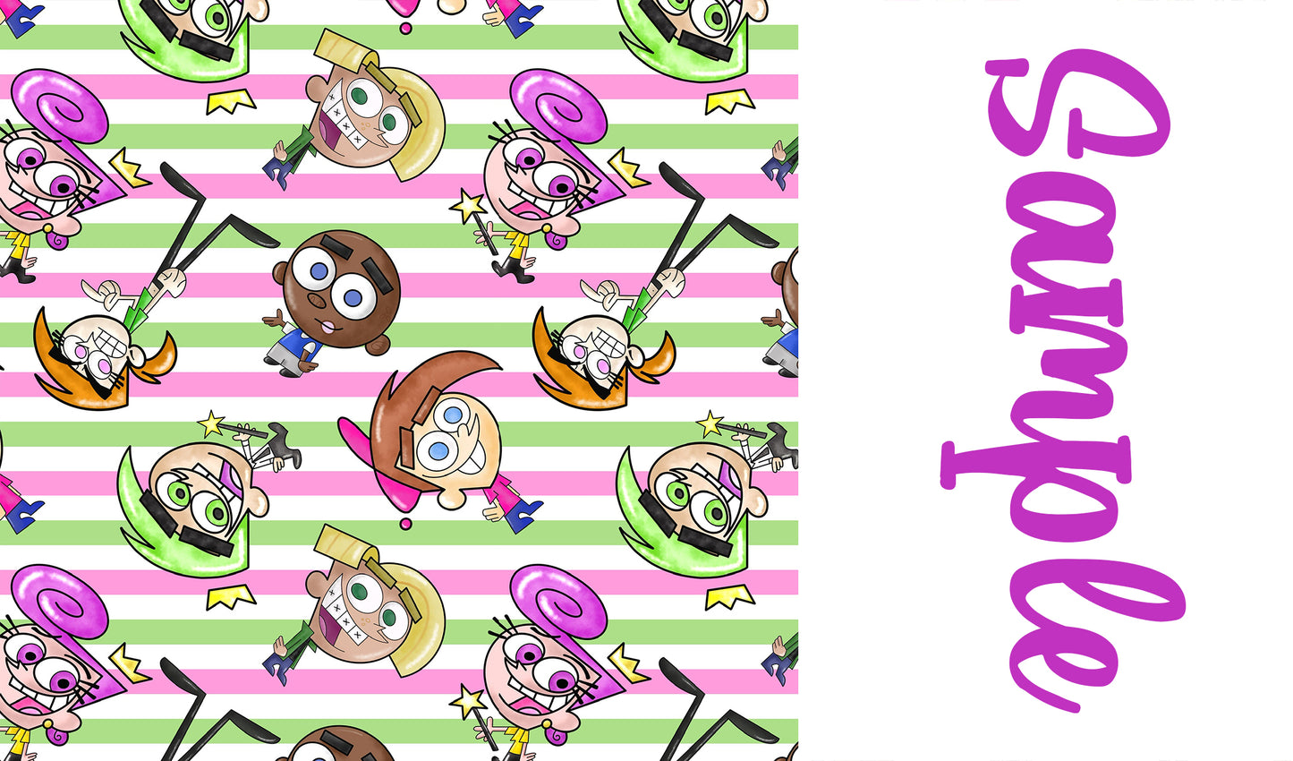 Two tone strips/ Name bows / 0652