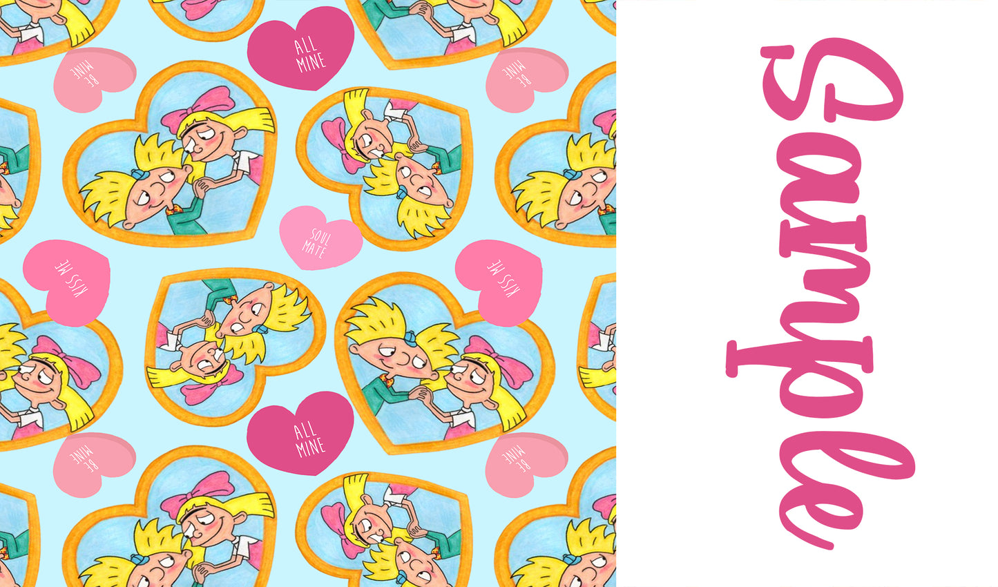 Two tone strips/ Name bows / 0662