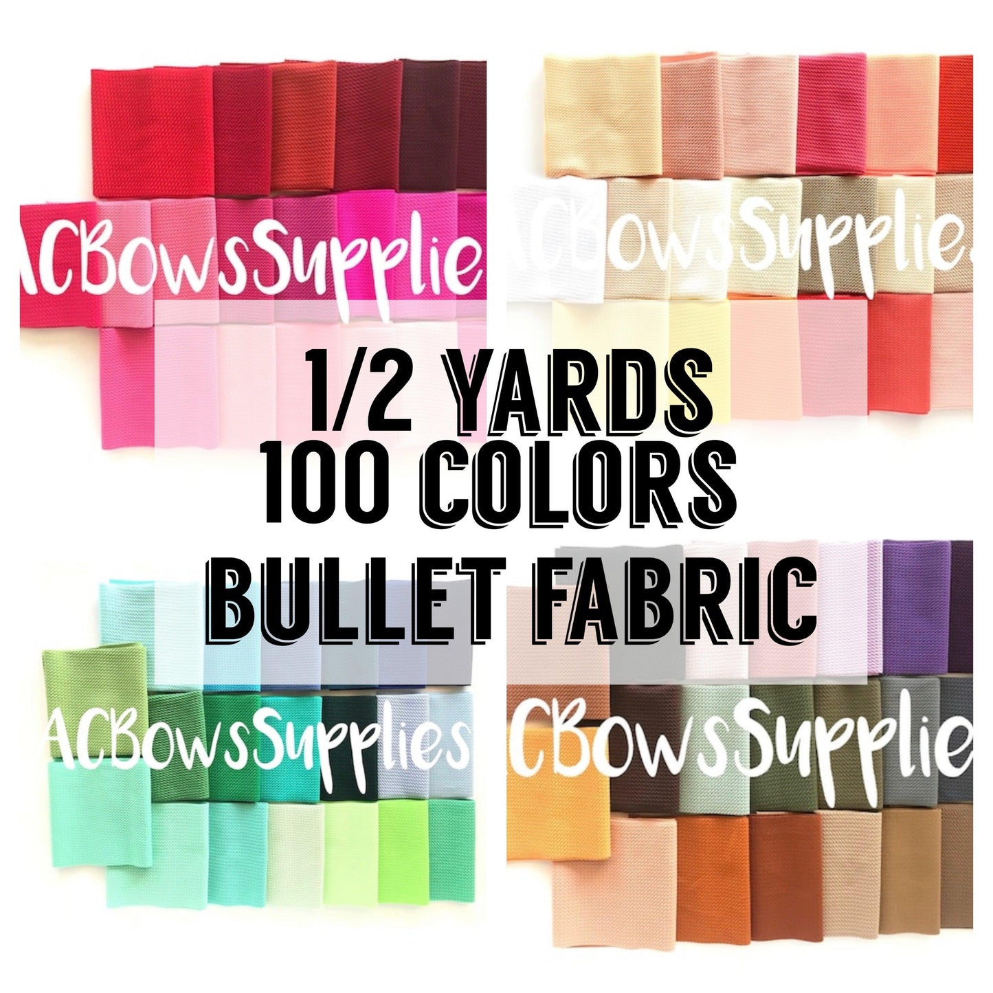 1/2 yards / 100 colors bullet - ACBows&Supplies