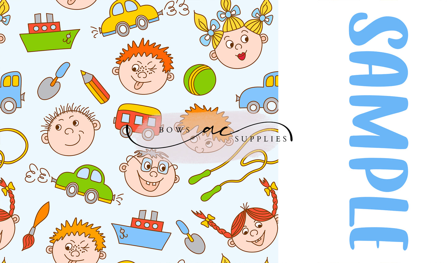 Two tone strips/ Name bows / 2024_124