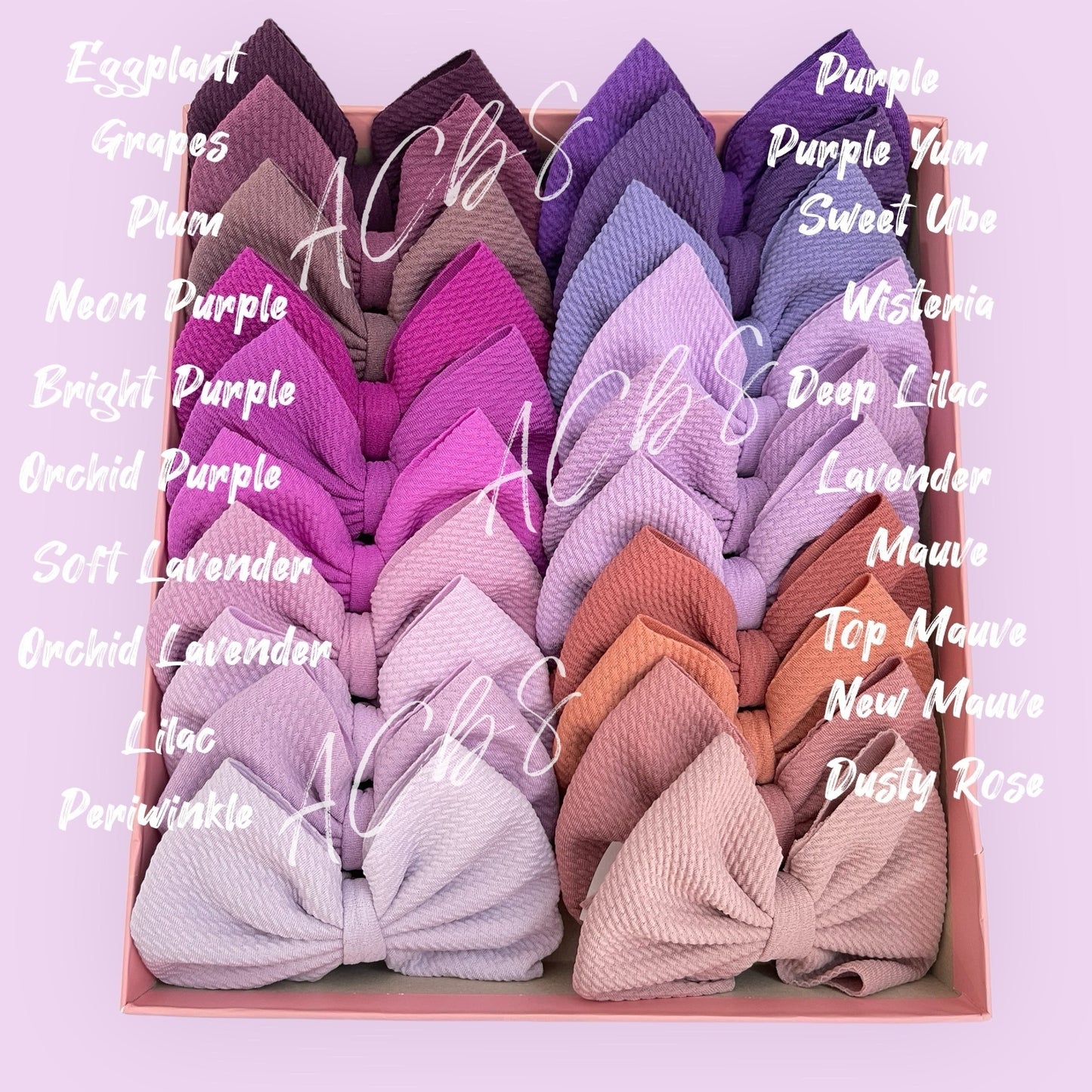 Purple & Lavender Bows