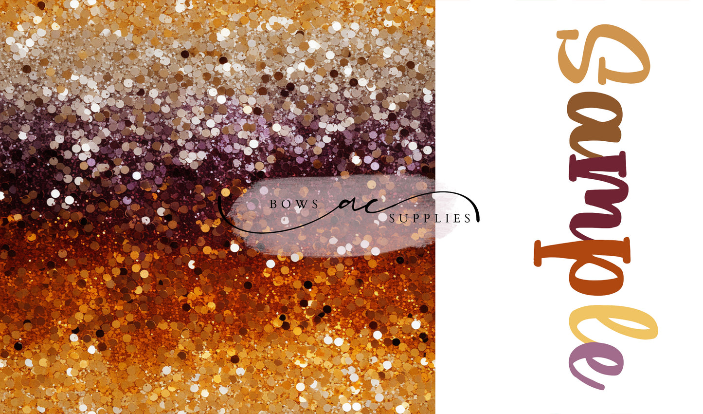 Two tone strips/ Name bows / Glitz 001