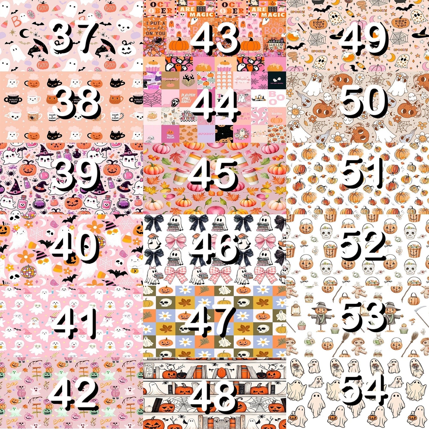 NEW!!! Fall Bows!!! (51 - 100 designs)