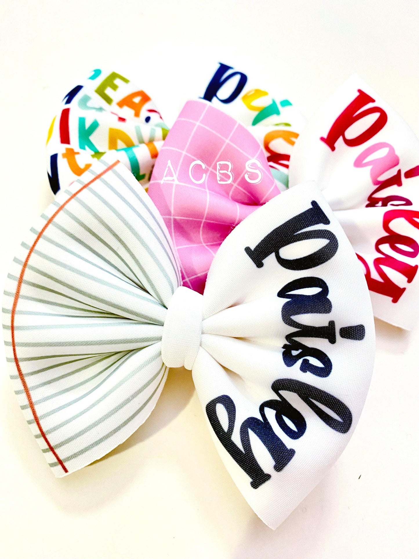 Back to school set (12 bows Custom) - ACBows&Supplies