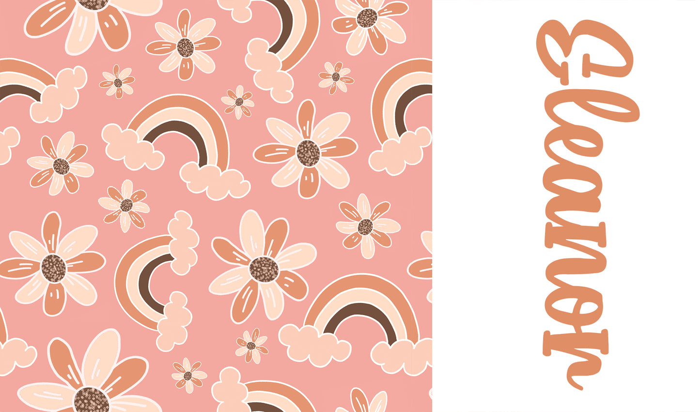 Two tone strips/ Name bows