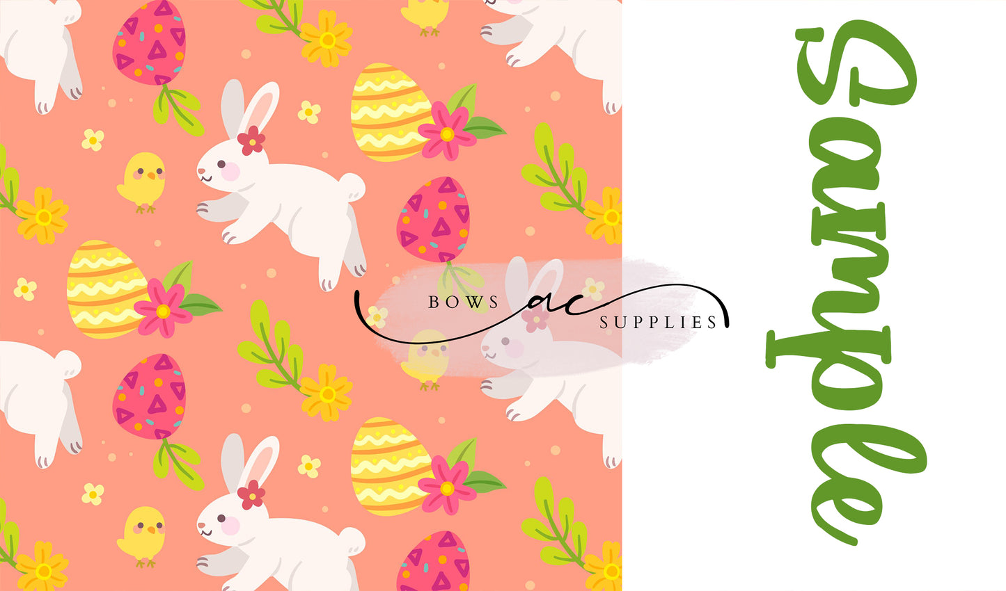 Two tone strips/ Name bows / easter_12