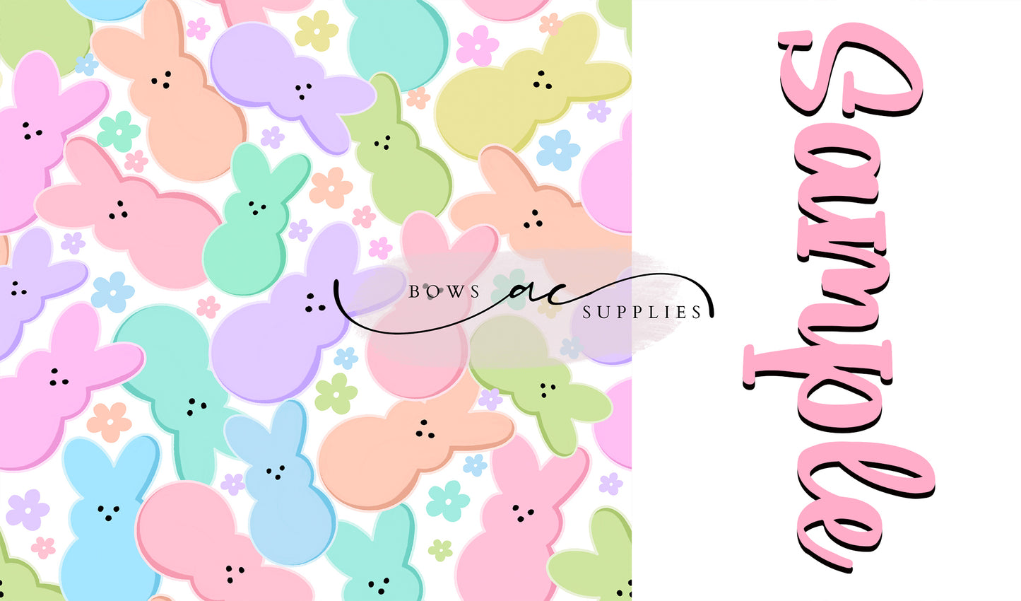 Two tone strips/ Name bows / easter_25
