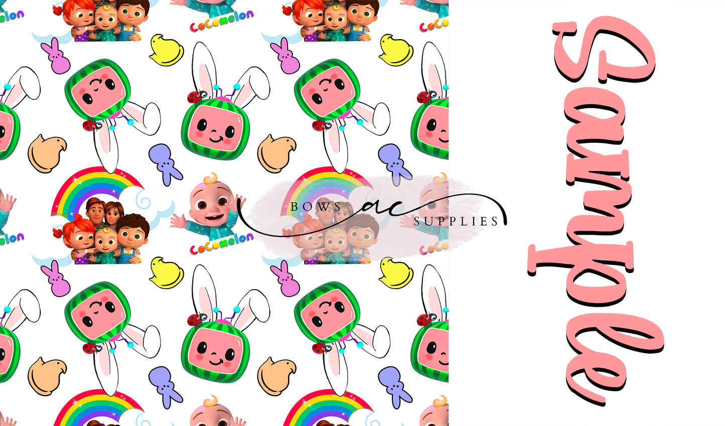 Two tone strips/ Name bows / easter_38