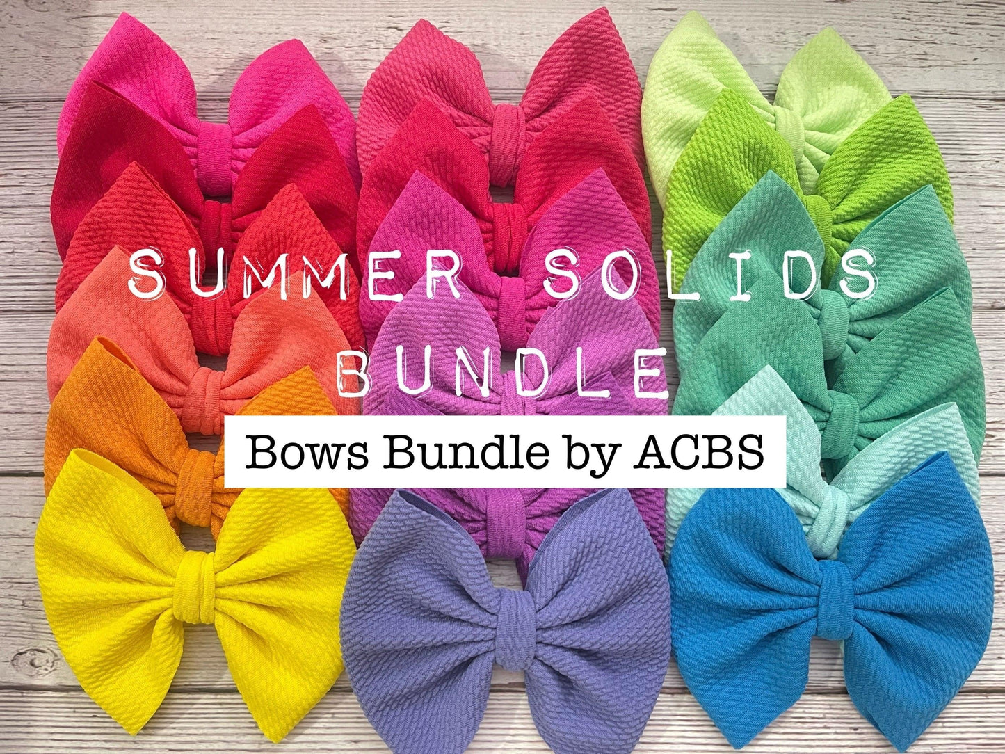 Summer Solids bundle (bullet) - ACBows&Supplies