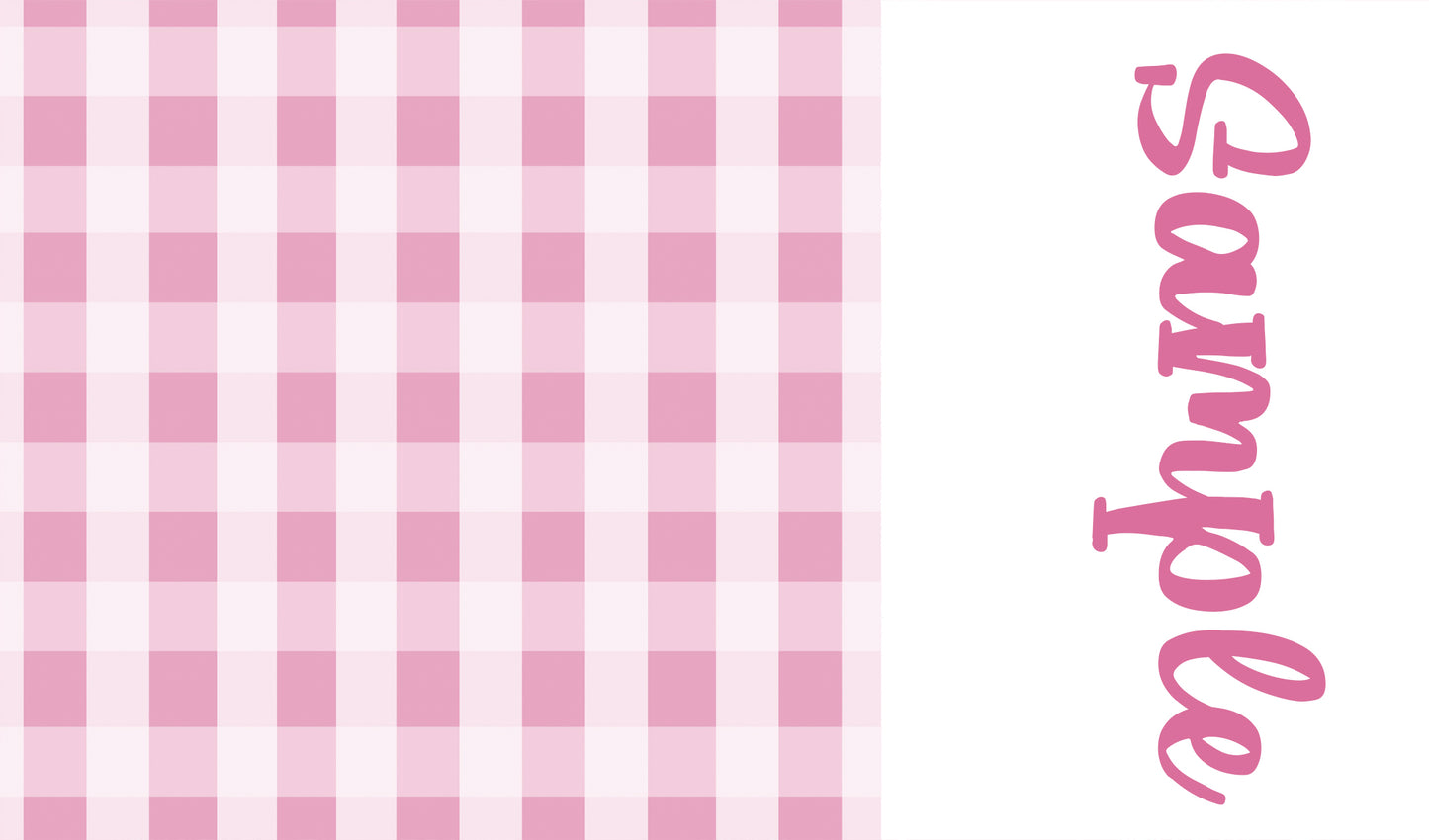 Two tone strips/ Name bows / Vday0031