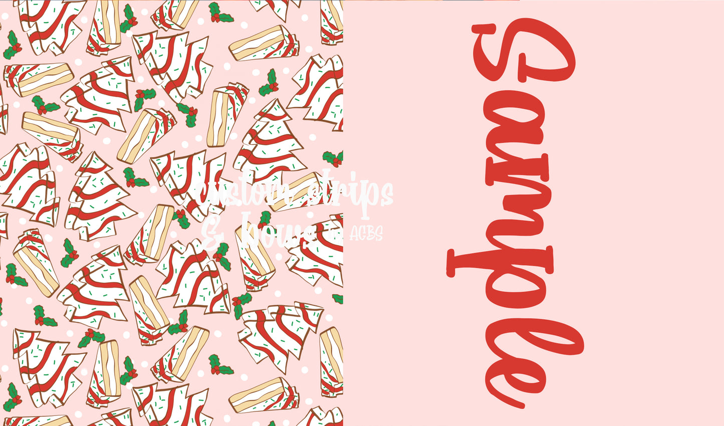 Two tone strips/ Name bows / xmas20-2