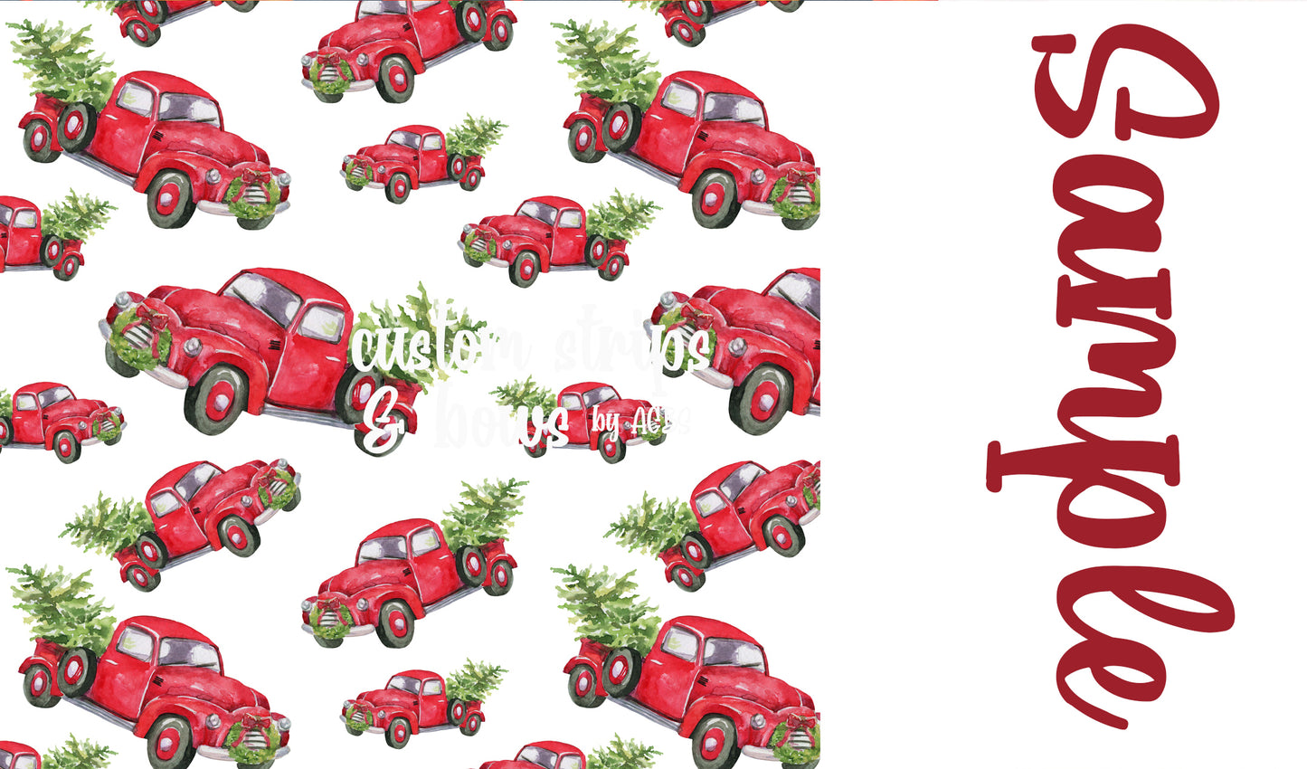 Two tone strips/ Name bows / xmas23