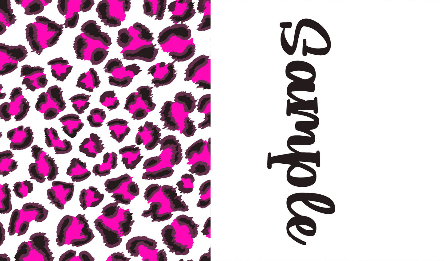 Animal Prints Two tone strips/ Name bows