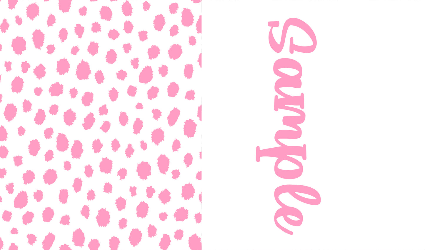 Animal Prints Two tone strips/ Name bows