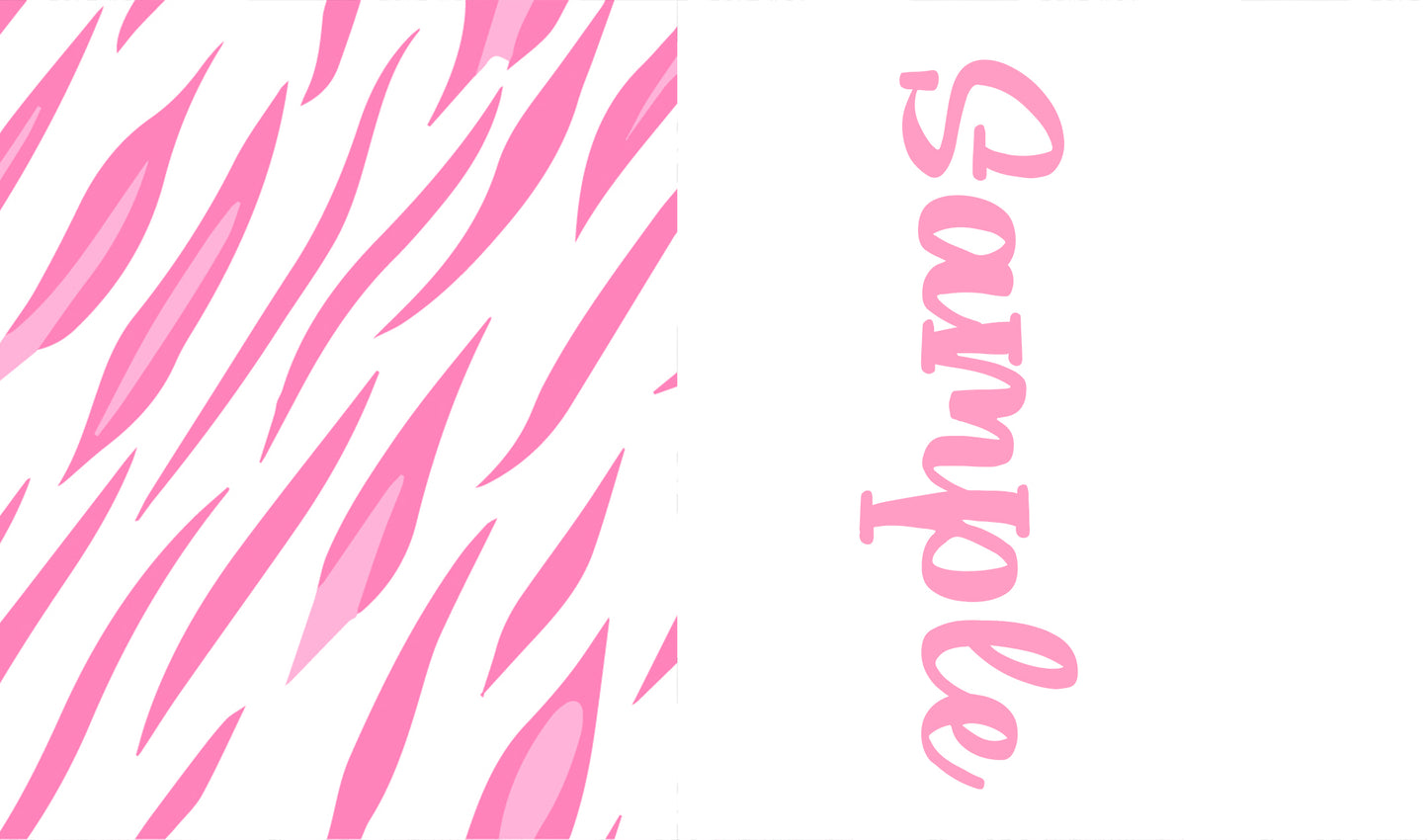 Animal Prints Two tone strips/ Name bows