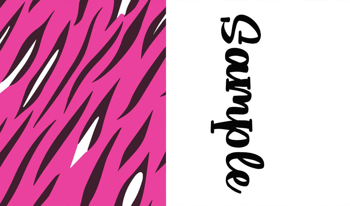 Animal Prints Two tone strips/ Name bows