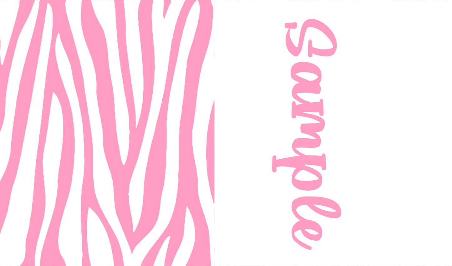 Animal Prints Two tone strips/ Name bows