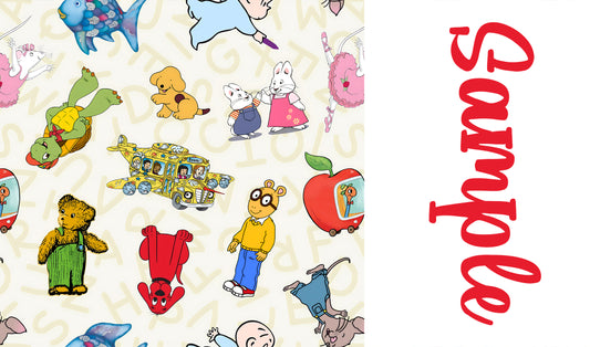 Two tone strips/ Name bows / 06137
