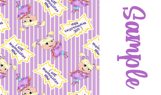 Two tone strips/ Name bows / 0635