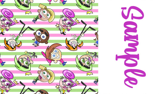 Two tone strips/ Name bows / 0652