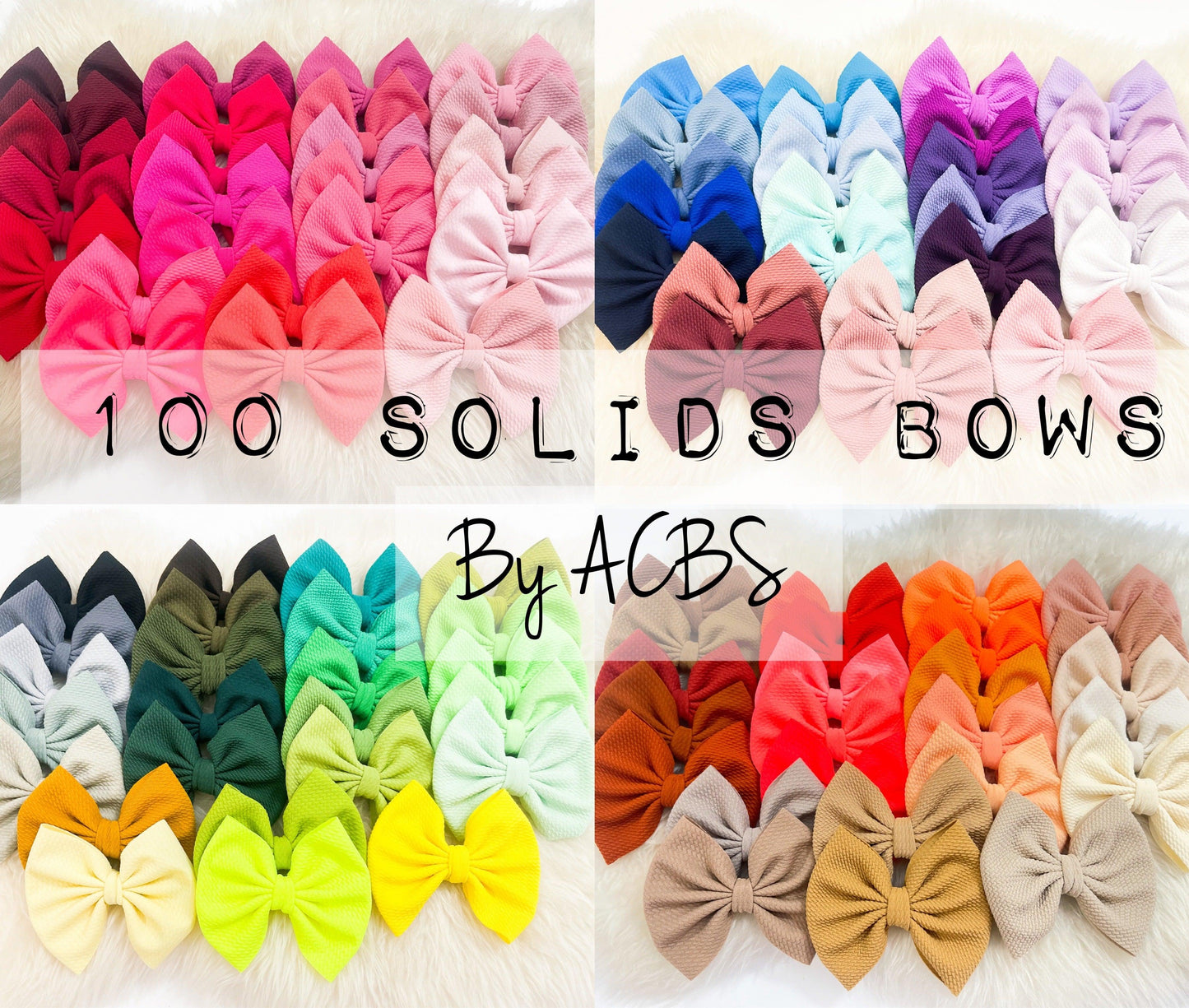 100 bows Solid bundle (bullet) - ACBows&Supplies