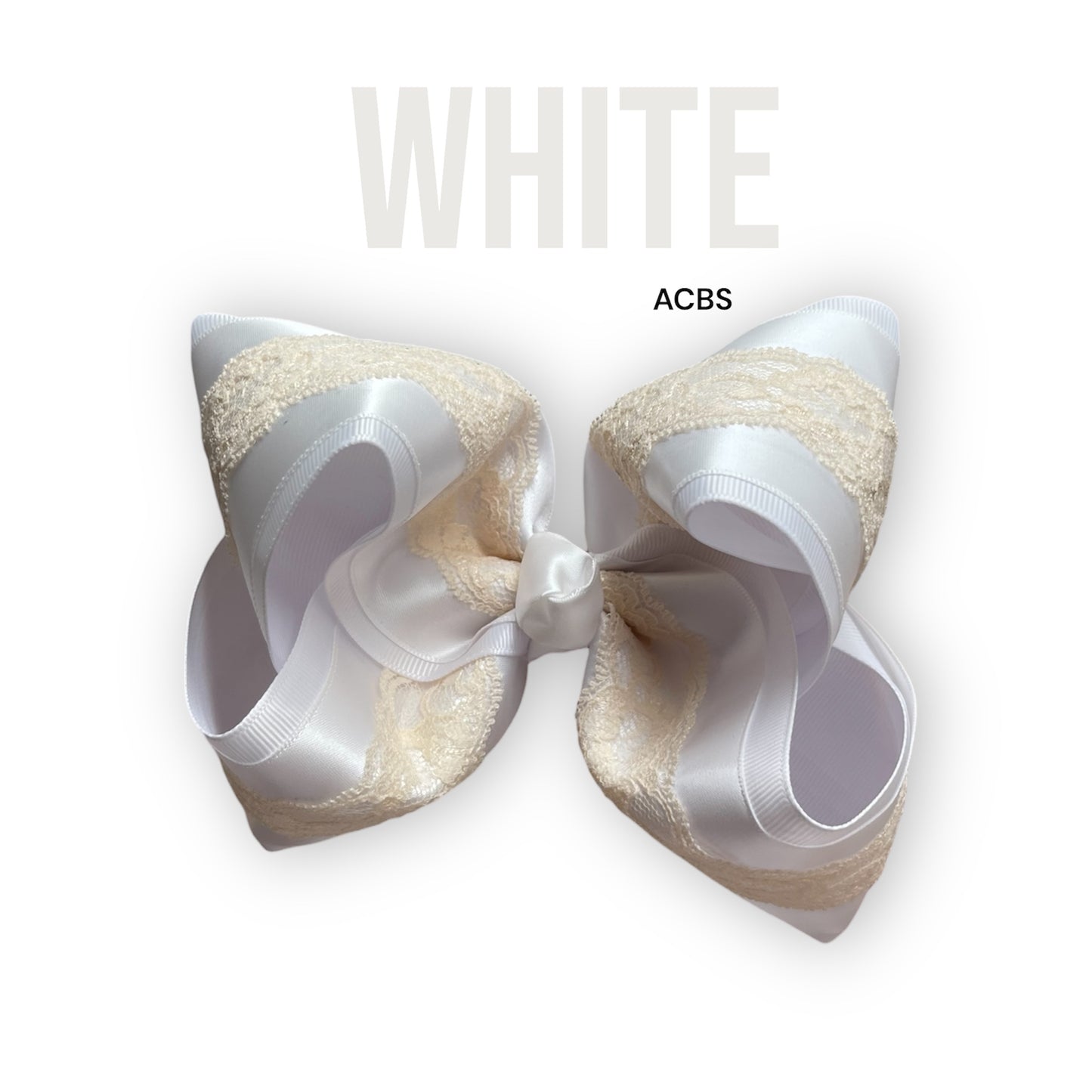 Satin Lace Boutique Bow