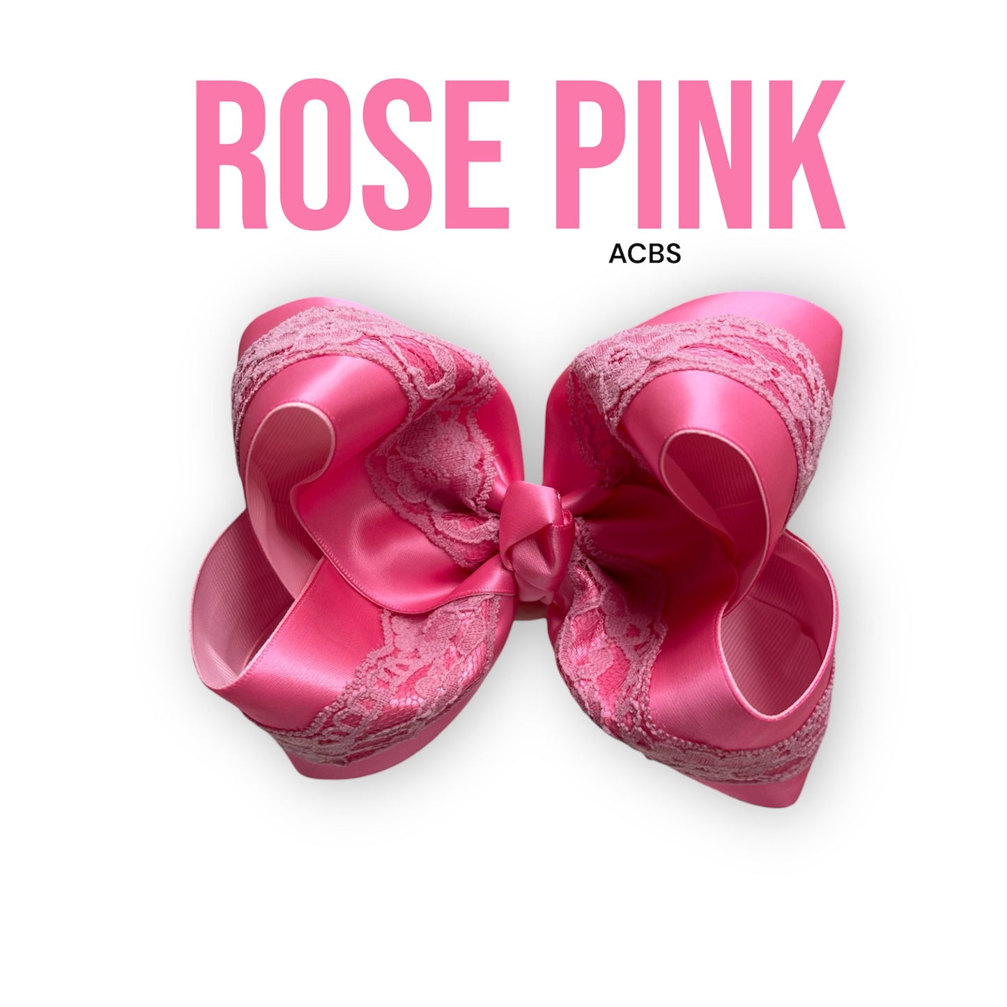 Satin Lace Boutique Bow