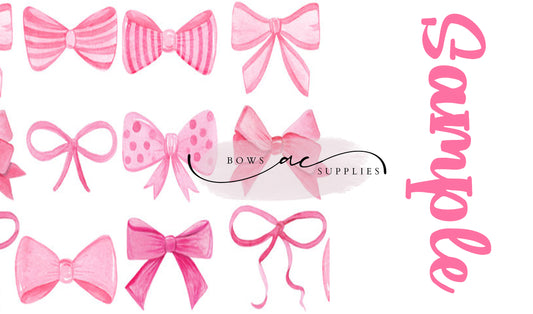 Two tone strips/ Name bows / 2024_1