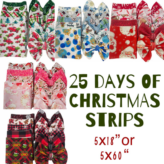 25 days of Christmas Strips - ACBows&Supplies