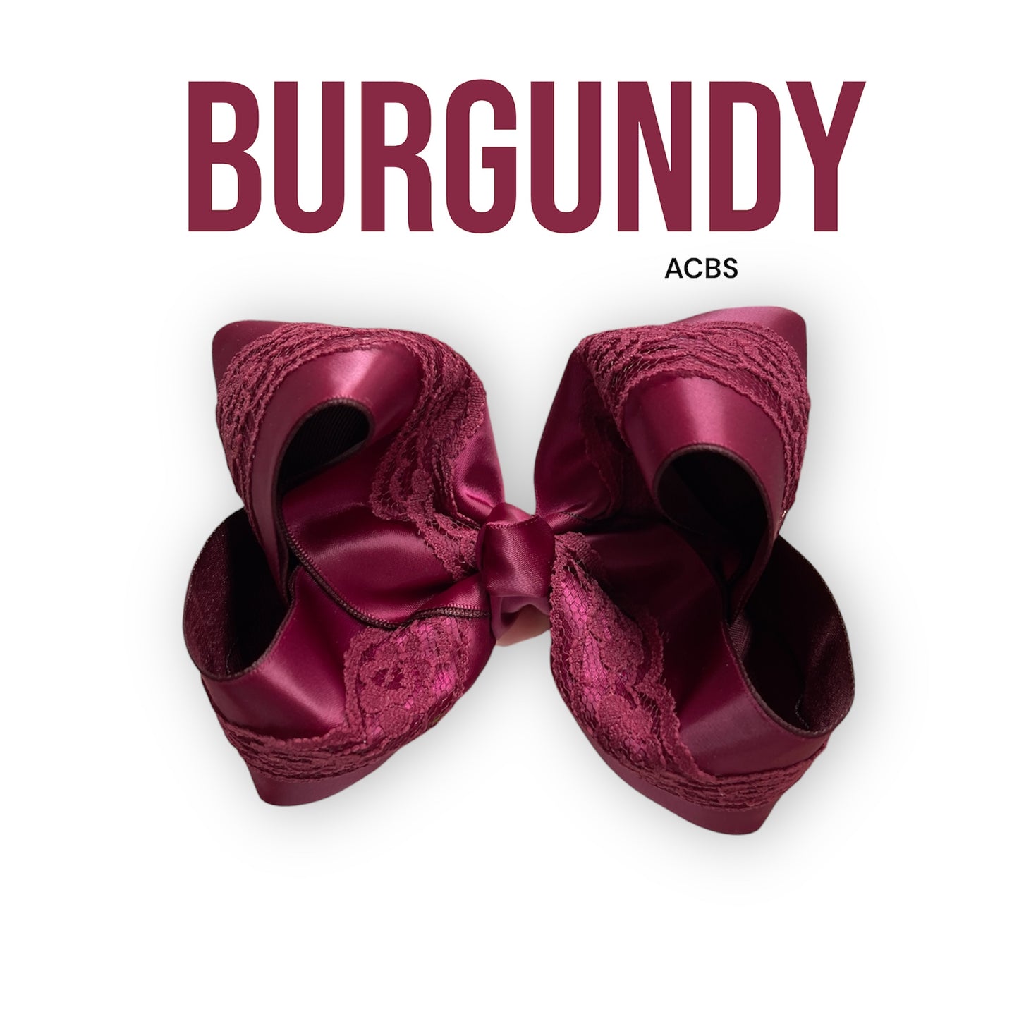 Satin Lace Boutique Bow