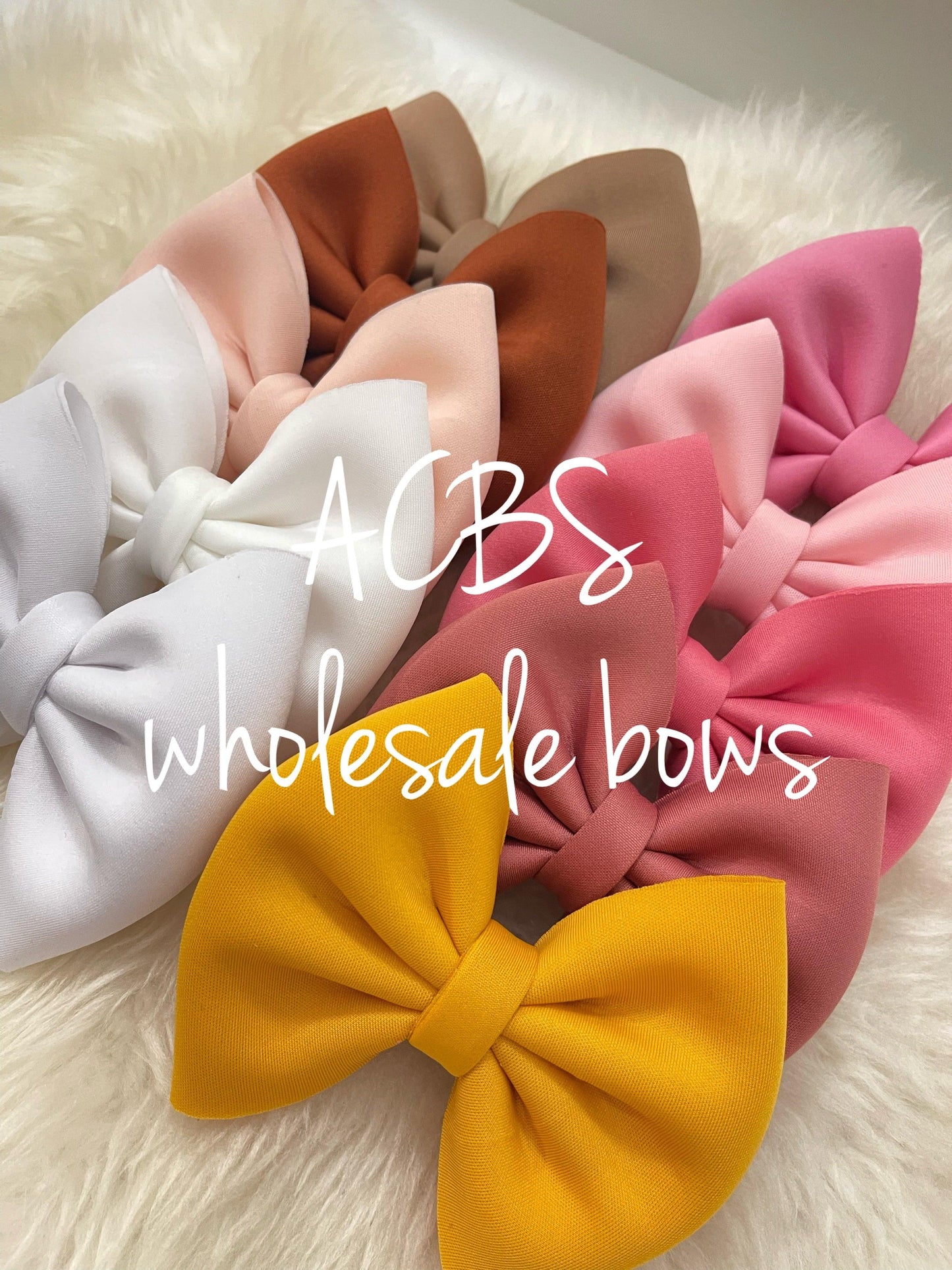 5 inches puff bows (20pcs) - ACBows&Supplies