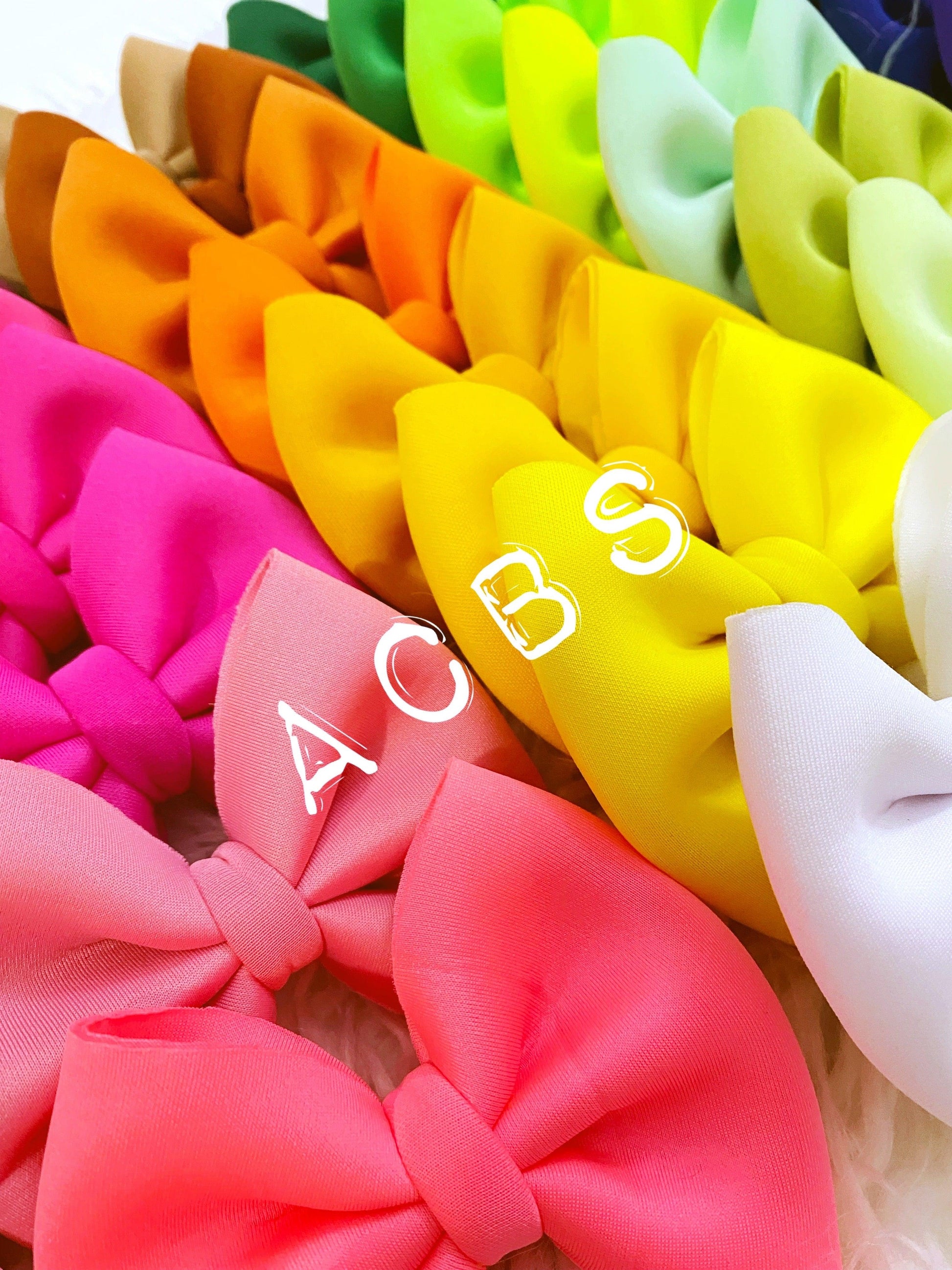 50 pcs puff bows (50 colors) - ACBows&Supplies