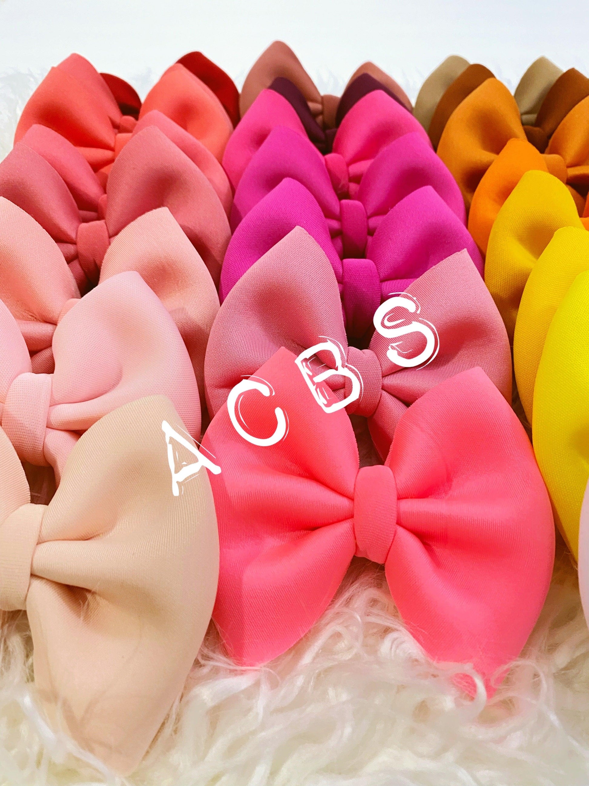 50 pcs puff bows (50 colors) - ACBows&Supplies