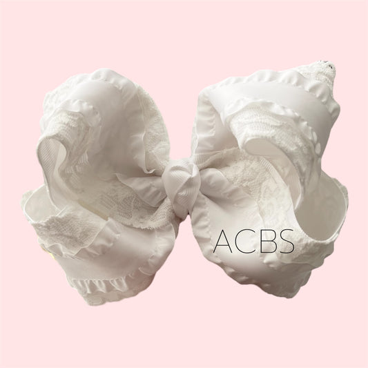 White Boutique Bow
