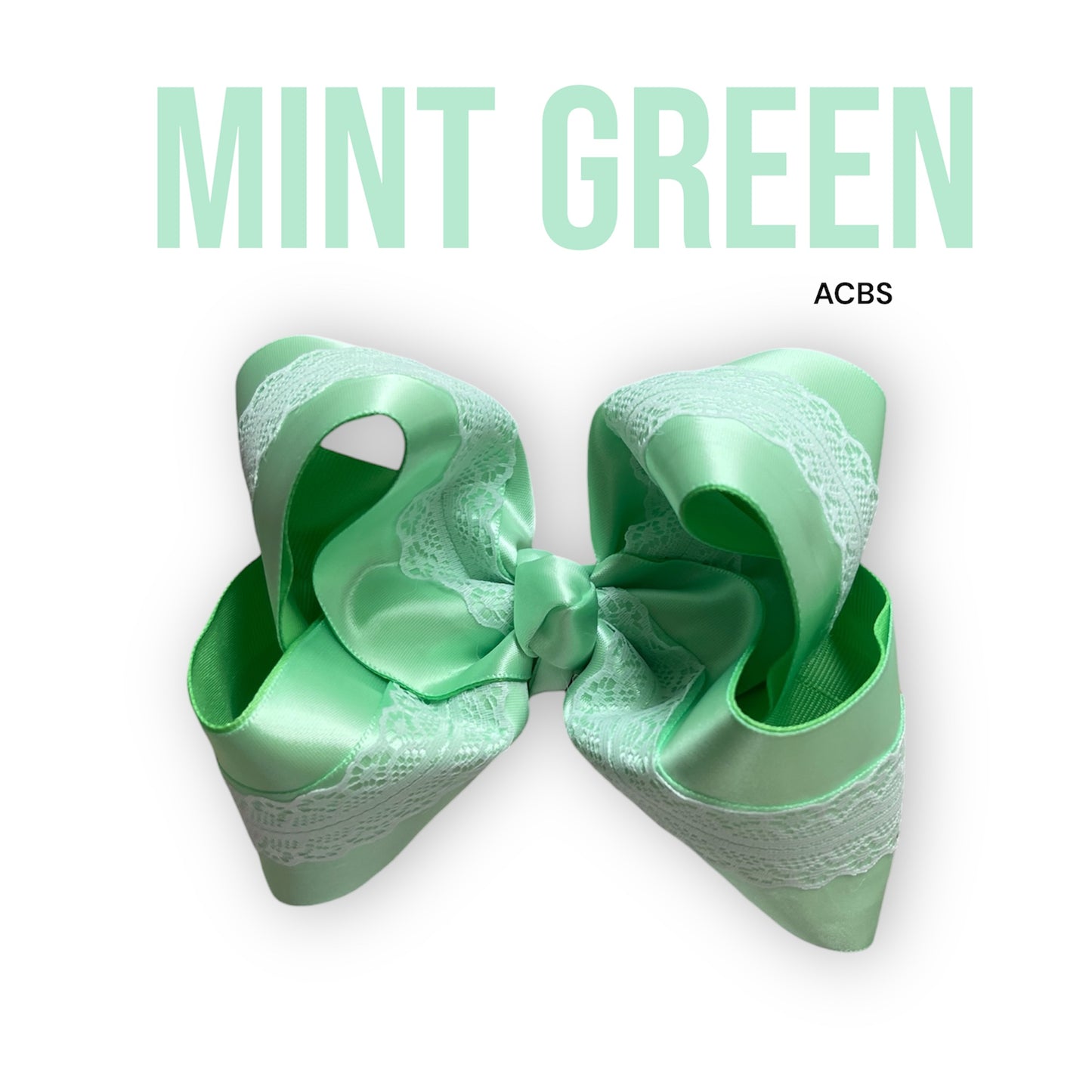 Satin Lace Boutique Bow