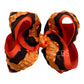 Halloween Orange/Black combo Boutique Bow