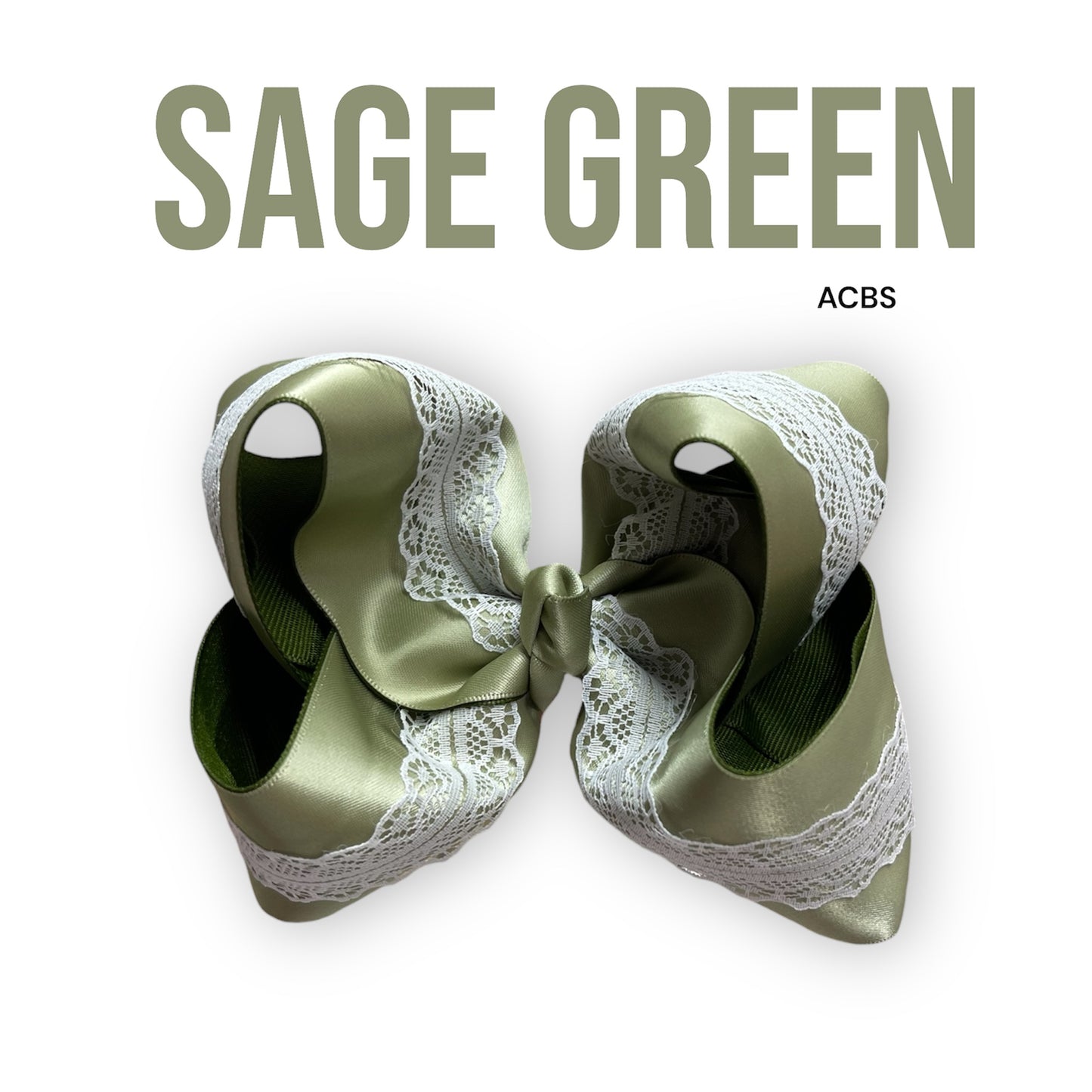 Satin Lace Boutique Bow