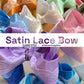 Satin Lace Boutique Bow
