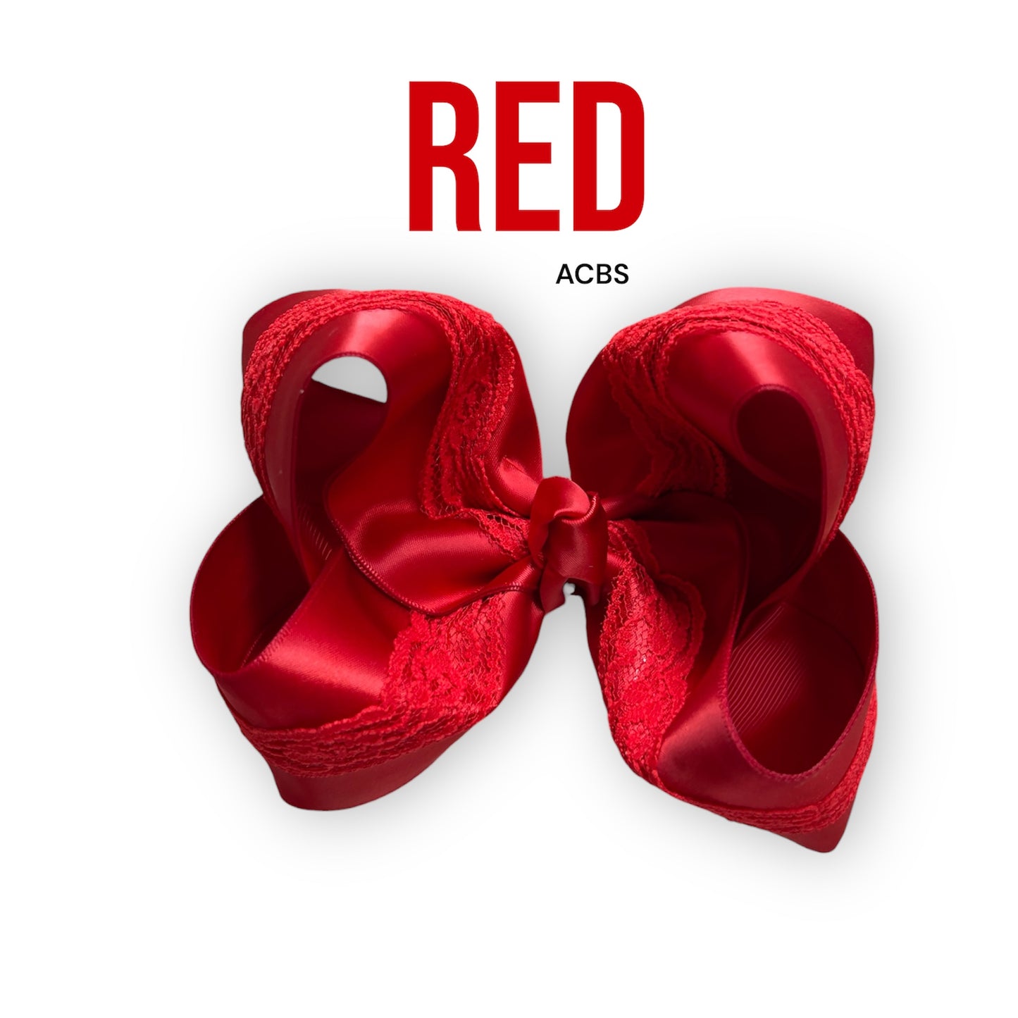Satin Lace Boutique Bow