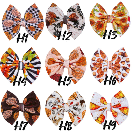 $1 Fall / Halloween Bows H1-H18