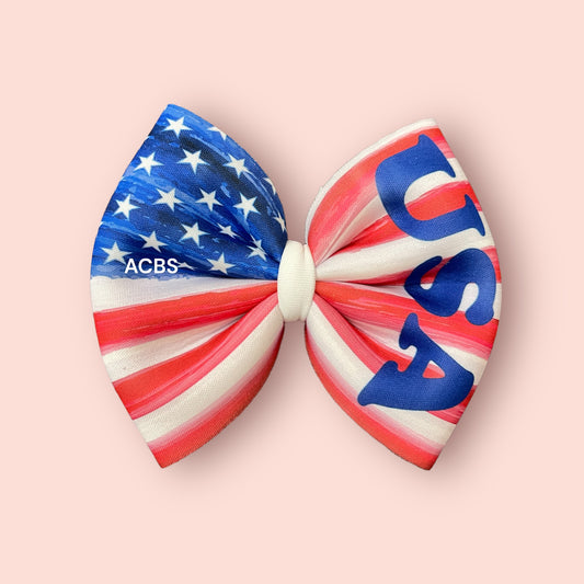 4th of July Bow - USA