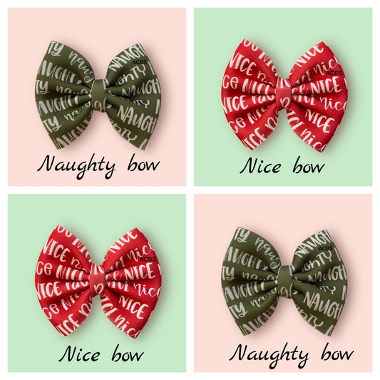 Naught & Nice Bow