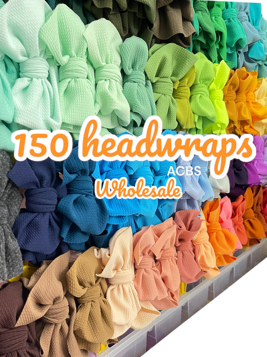 150 Full set Headwraps