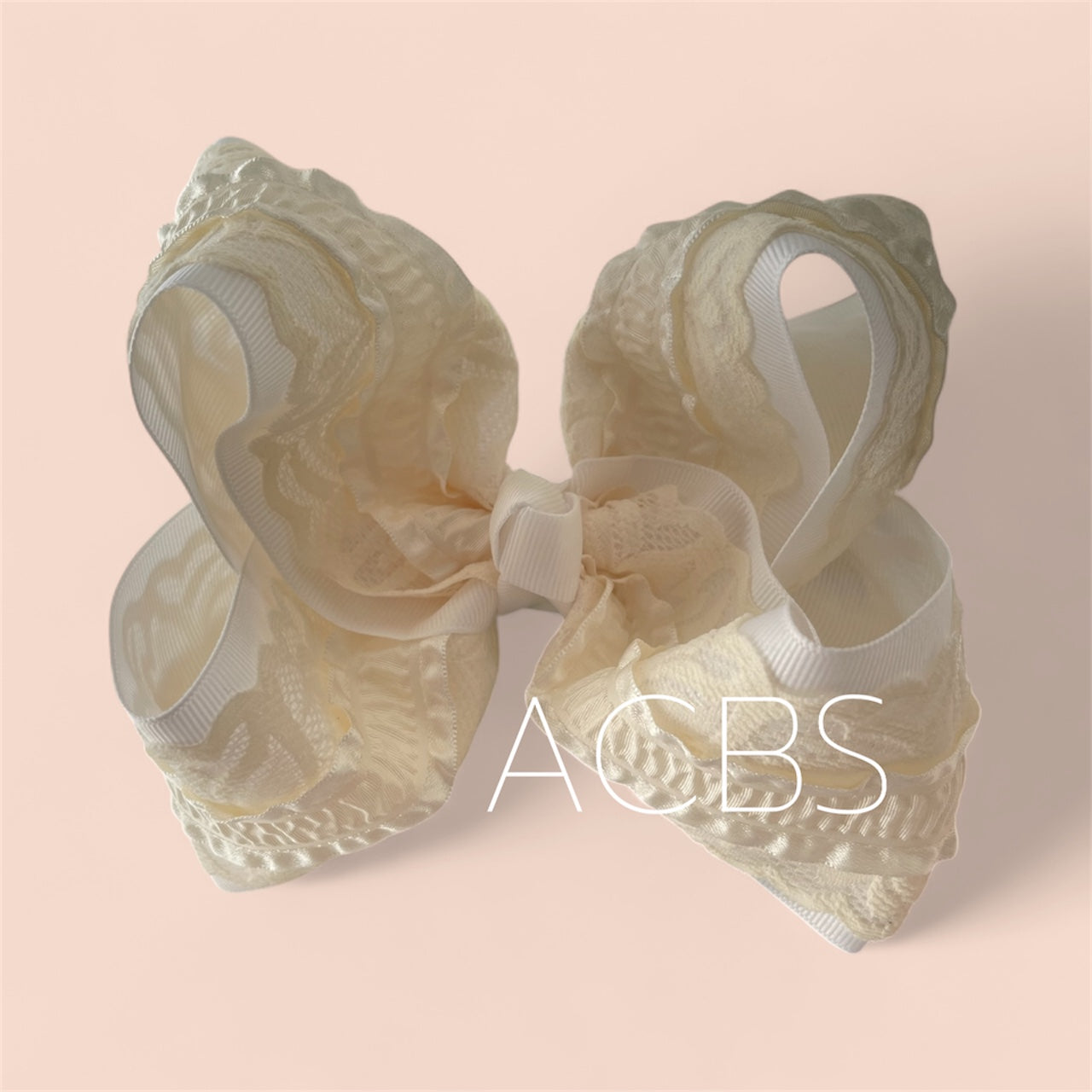New Ivory Lace Boutique Bows