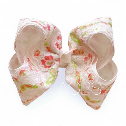 Vintage Floral Lace Boutique Bows