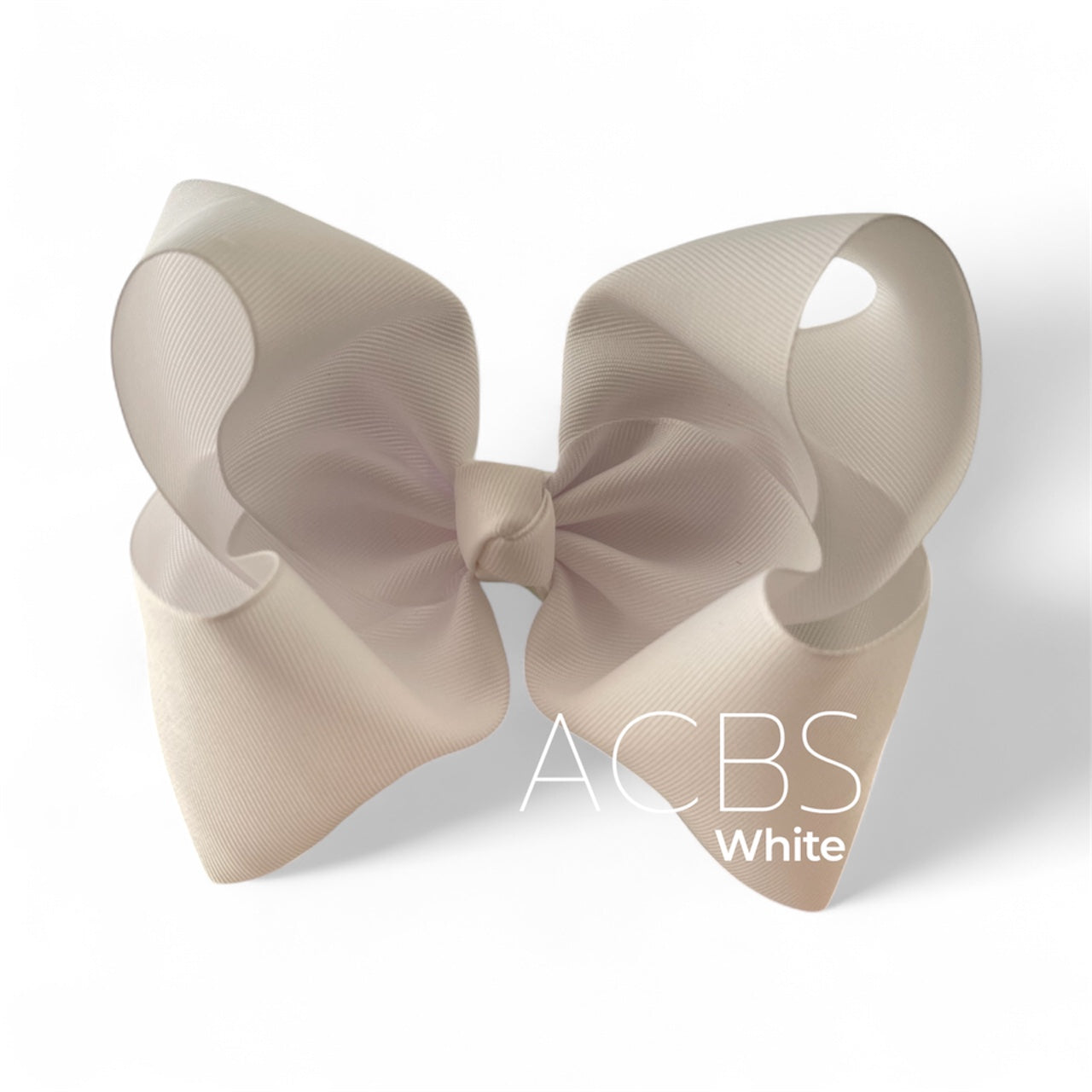 White solid  Boutique Bows