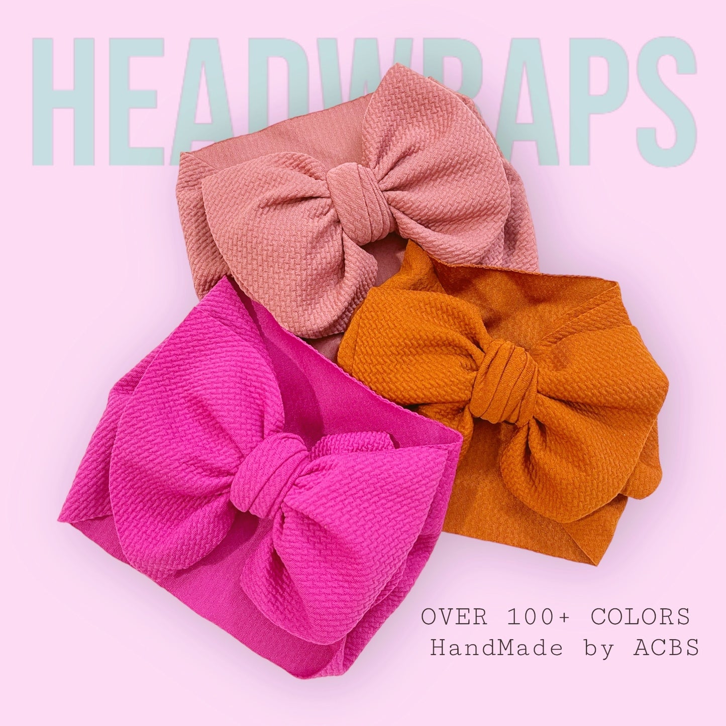 Classic Headwraps (PINK SHADE OPTION)