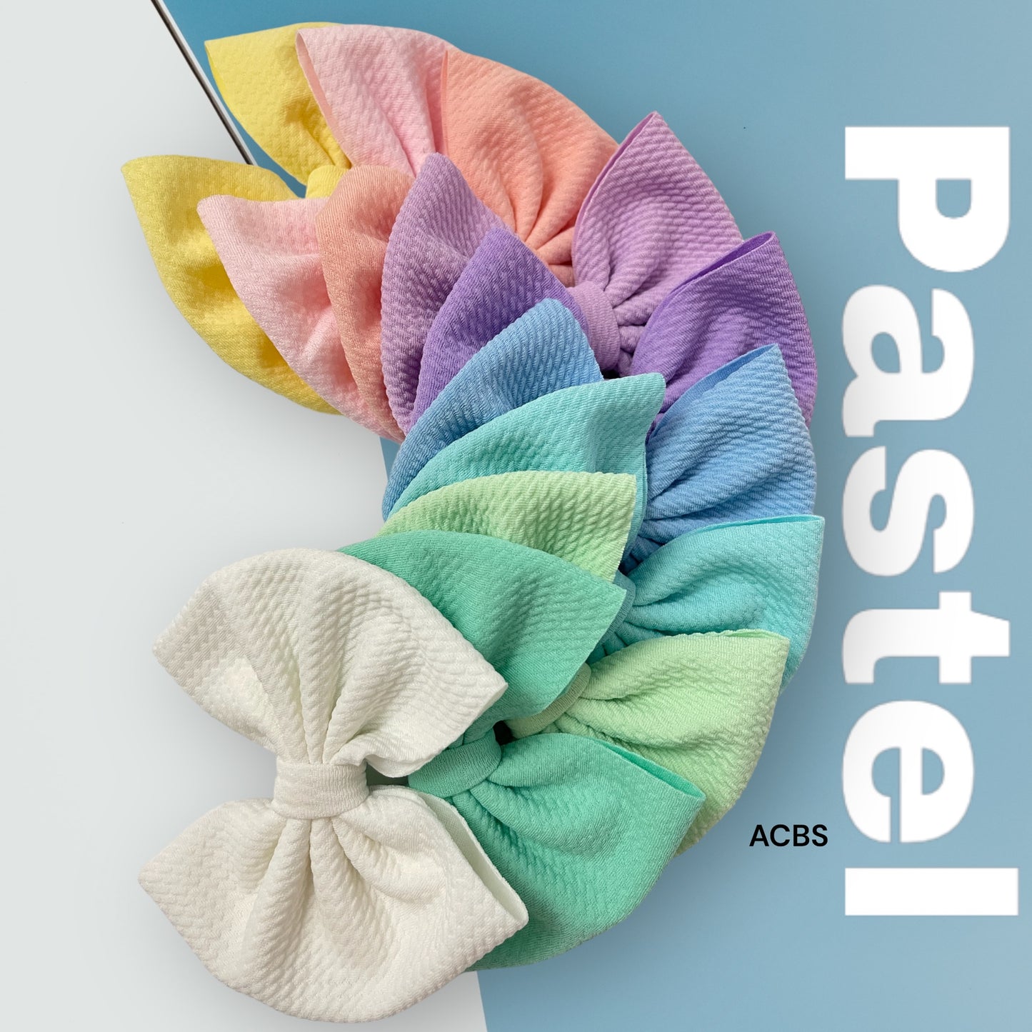 10 pcs set of Pastel Bows