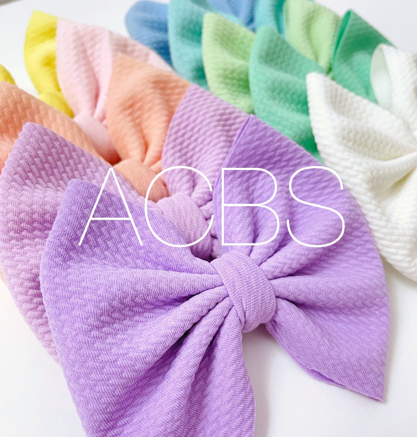 10 pcs set of Pastel Bows